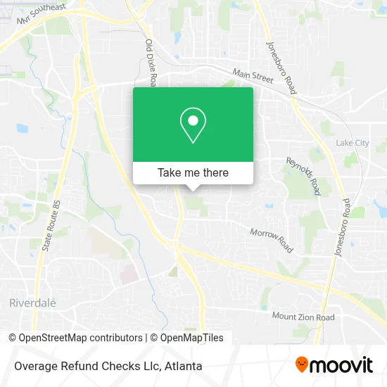 Overage Refund Checks Llc map
