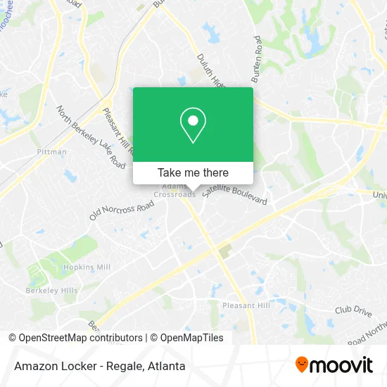 Amazon Locker - Regale map