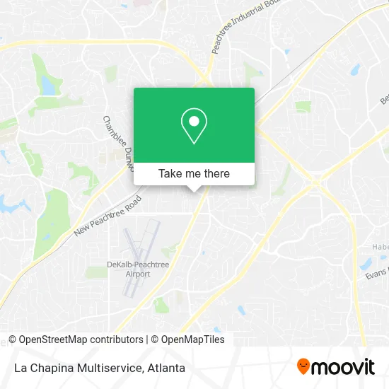 La Chapina Multiservice map