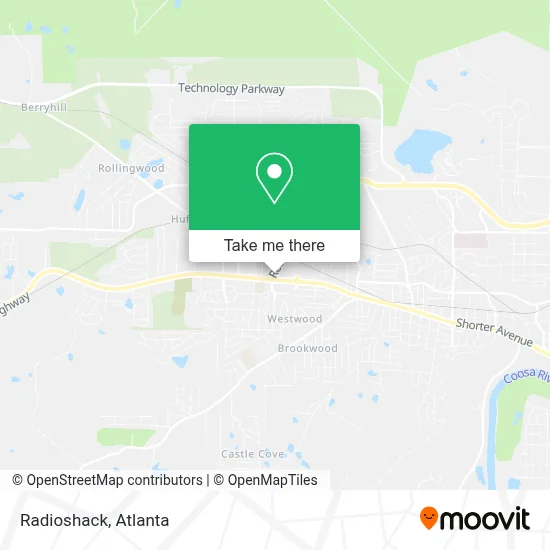 Radioshack map