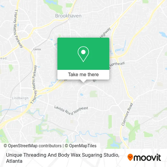 Unique Threading And Body Wax Sugaring Studio map