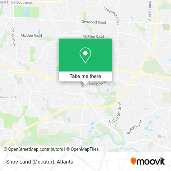 Shoe Land (Decatur) map