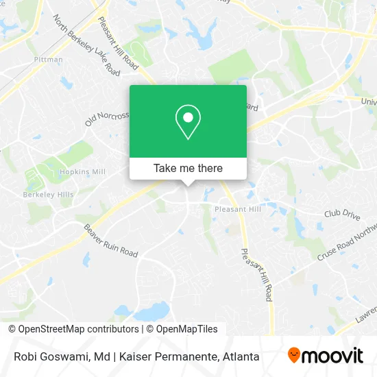Robi Goswami, Md | Kaiser Permanente map
