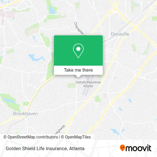 Golden Shield Life Insurance map