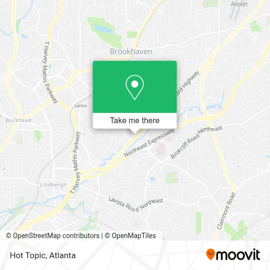 Hot Topic map