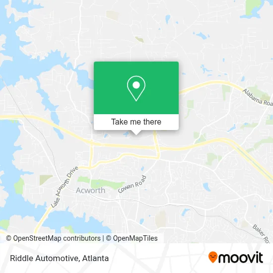 Riddle Automotive map