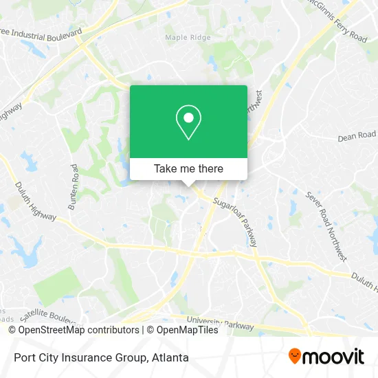 Port City Insurance Group map