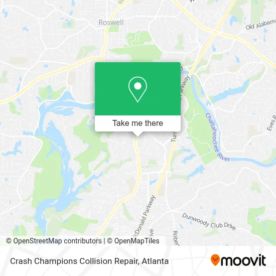 Crash Champions Collision Repair map