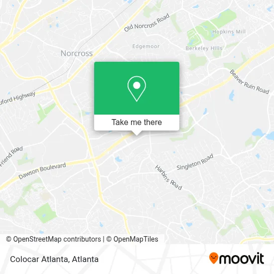 Colocar Atlanta map