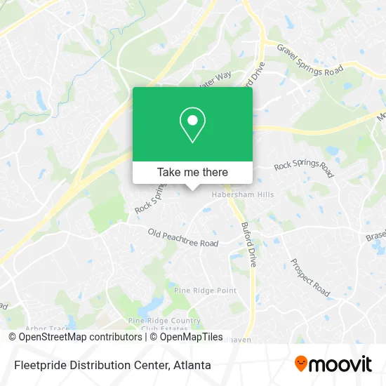Fleetpride Distribution Center map