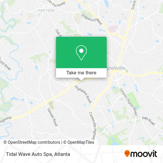 Tidal Wave Auto Spa map