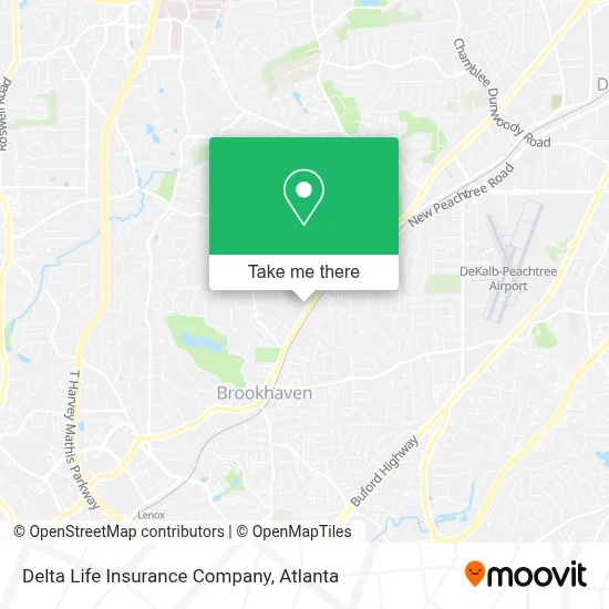 Delta Life Insurance Company map