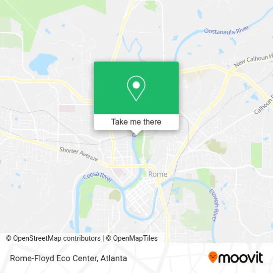 Rome-Floyd Eco Center map