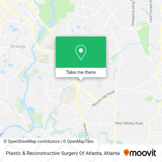 Plastic & Reconstructive Surgery Of Atlanta map