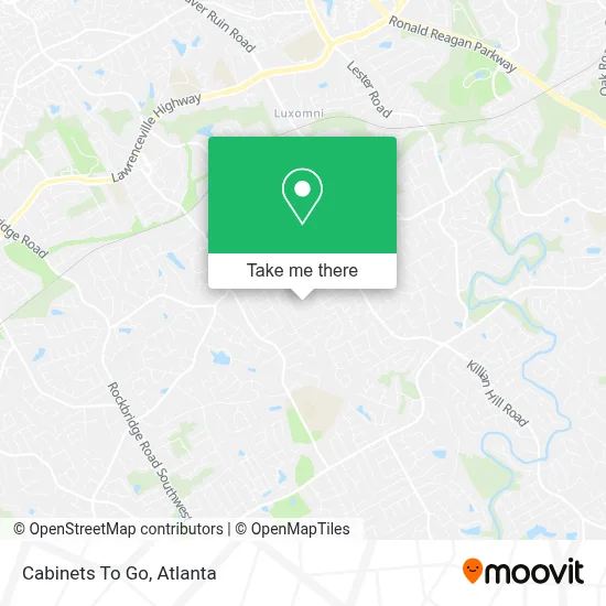 Cabinets To Go map