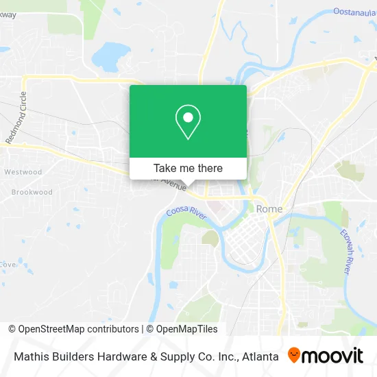 Mathis Builders Hardware & Supply Co. Inc. map