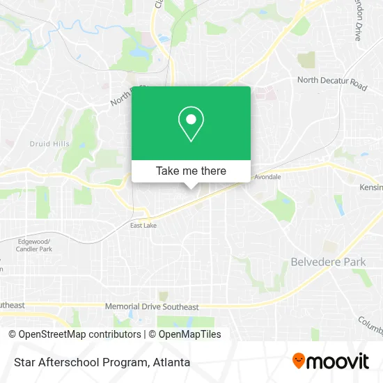 Star Afterschool Program map