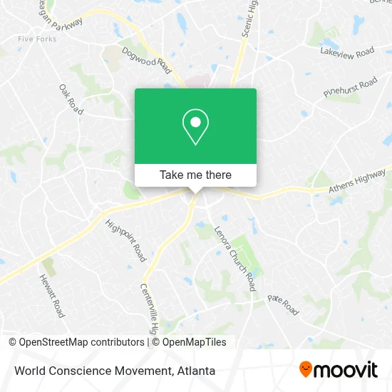 World Conscience Movement map