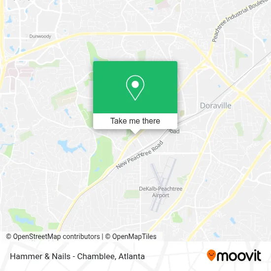 Hammer & Nails - Chamblee map