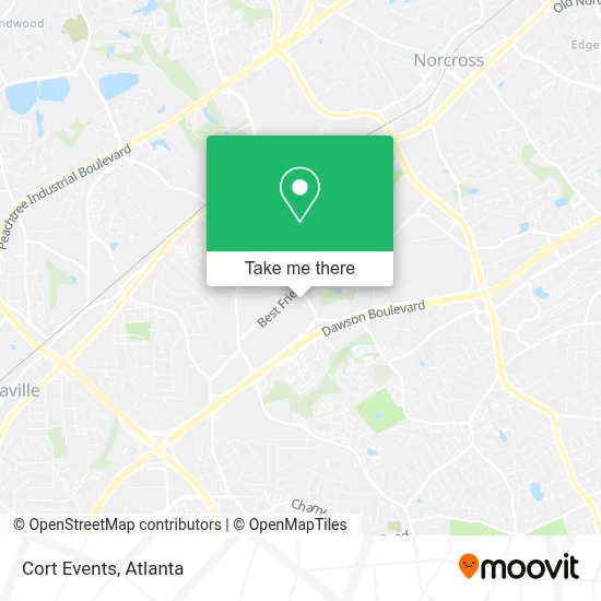 Cort Events map