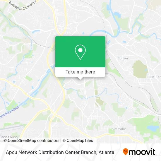 Apcu Network Distribution Center Branch map