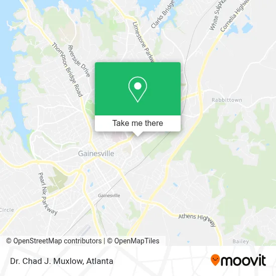 Dr. Chad J. Muxlow map