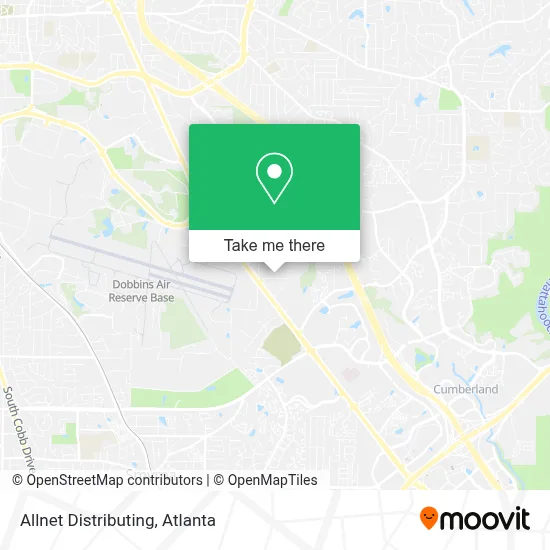 Allnet Distributing map