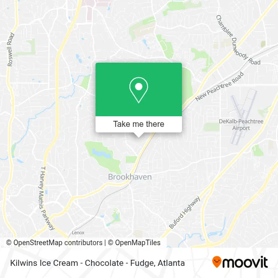 Kilwins Ice Cream - Chocolate - Fudge map