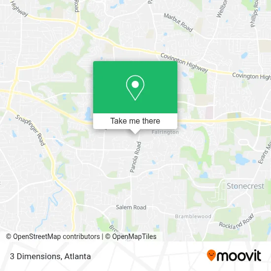 3 Dimensions map