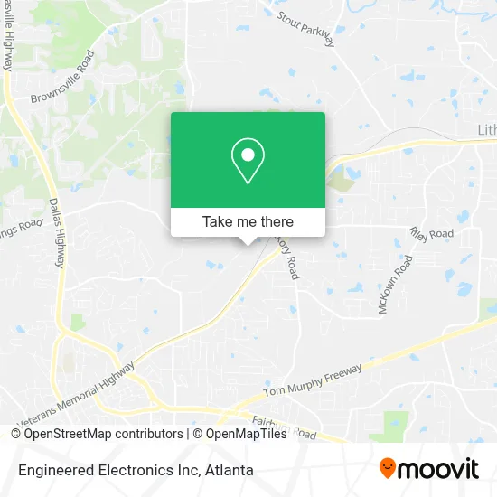 Engineered Electronics Inc map