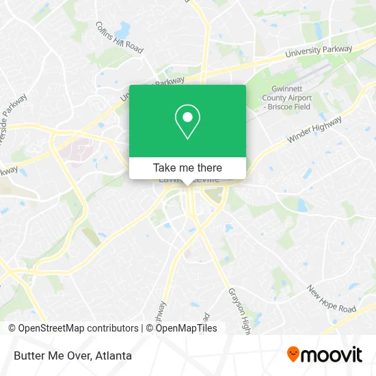 Butter Me Over map
