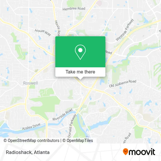 Radioshack map