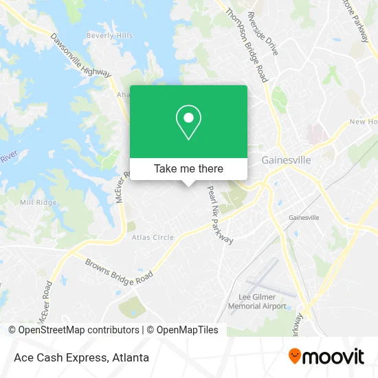 Ace Cash Express map
