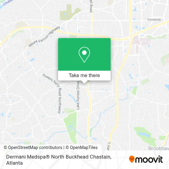 Dermani Medspa® North Buckhead Chastain map