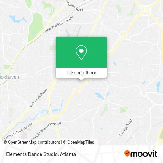 Elements Dance Studio map