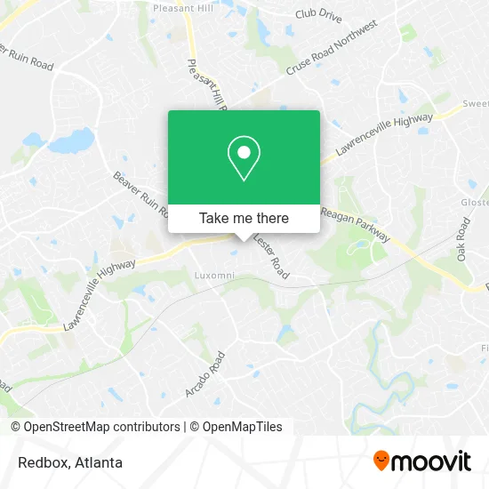 Redbox map