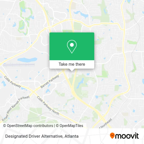 Designated Driver Alternative map