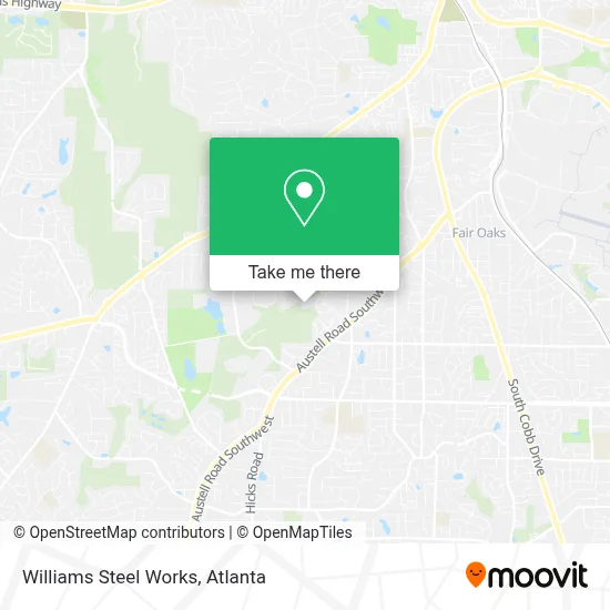 Williams Steel Works map