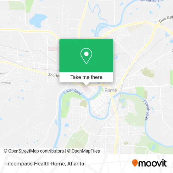 Incompass Health-Rome map