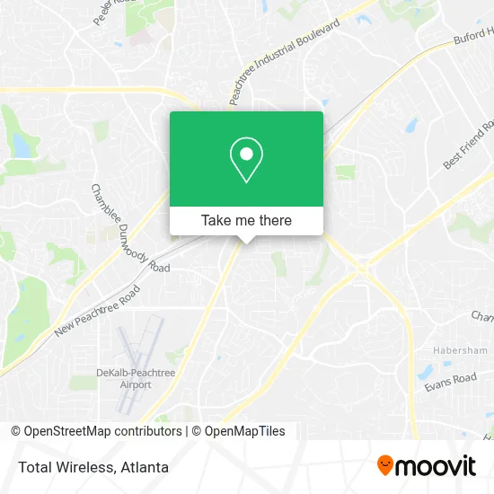 Total Wireless map