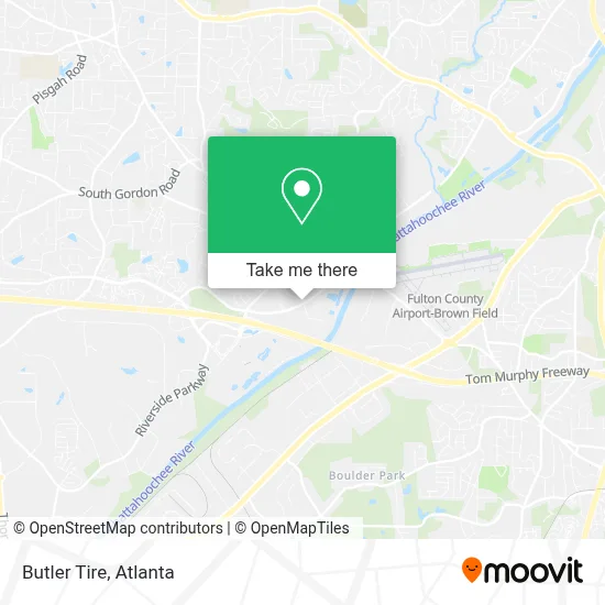 Butler Tire map