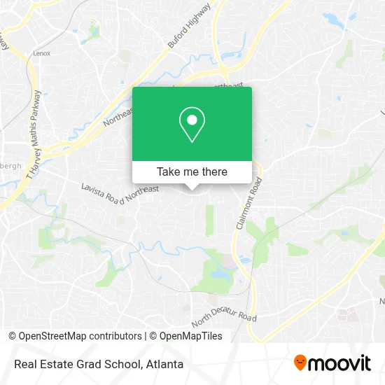 Real Estate Grad School map