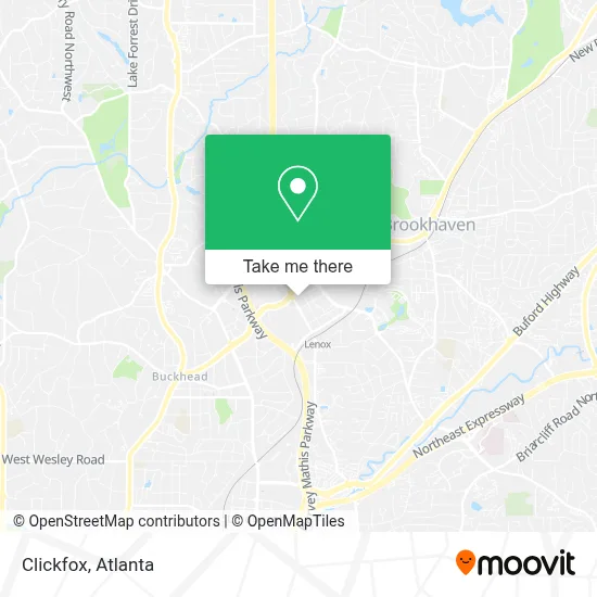 Clickfox map