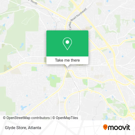 Glyde Store map