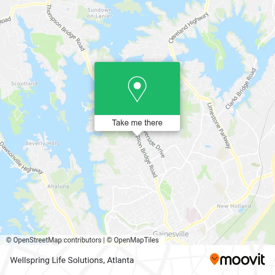 Wellspring Life Solutions map