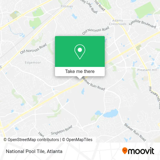 National Pool Tile map