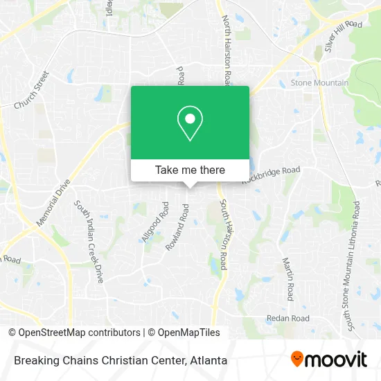 Breaking Chains Christian Center map
