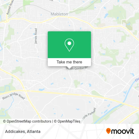 Addicakes map