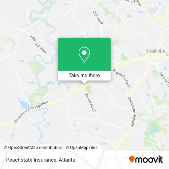 Peachstate Insurance map