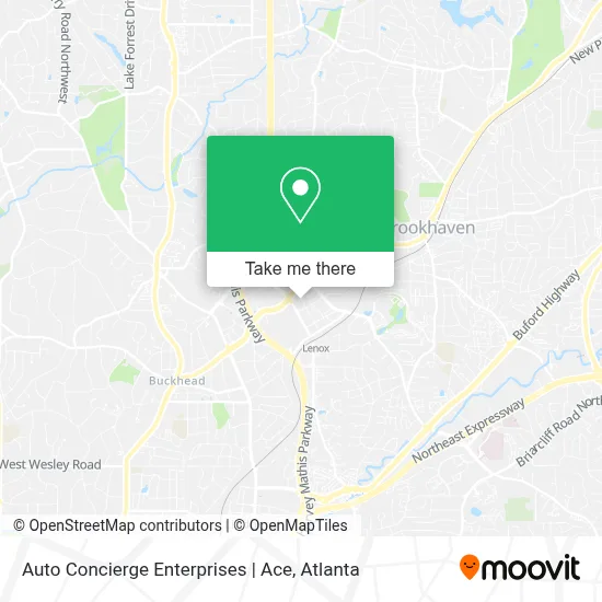 Auto Concierge Enterprises | Ace map